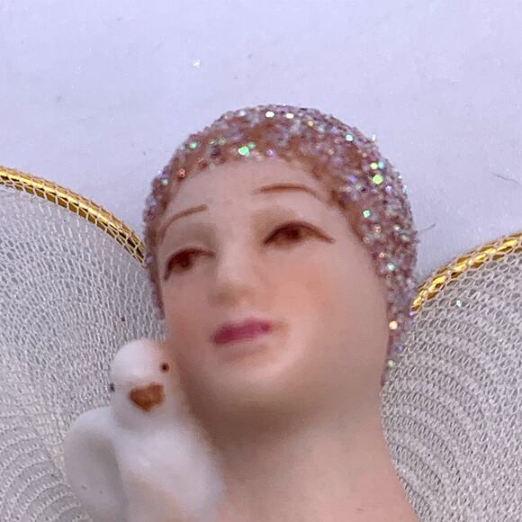 Hallmark Keepsake 2001 Snow Blossom Angel Collectible Christmas Ornament in Box - Picture 5 of 5